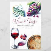 Bewertung der Weinprobe Flyer (Vorne)