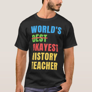 Bewertung der Weltbesten Geschichtslehrer T-Shirt