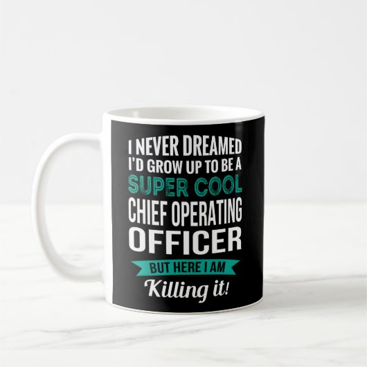 Bewertung des Chief Operating Officer Kaffeetasse (Links)