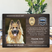 Bewertung des Einbezugs von Polizeihunden K9