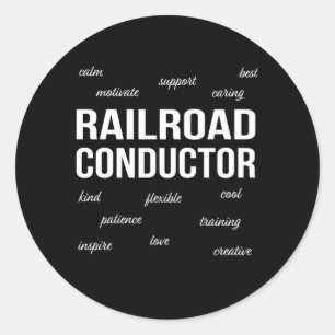 Bewertung des Eisenbahnführers Runder Aufkleber