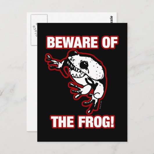 BEWERTUNG DES FROGS POSTKARTE (Vorne/Hinten)