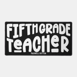 Bewertung des Fünften Lehrers Schreibtischunterlage