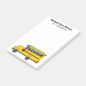 Bewertung des Gelben Schulbusfahrers Post-it Klebezettel (angewinkelt)