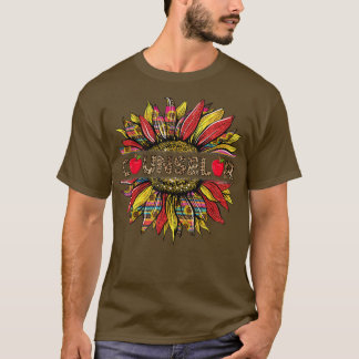 Bewertung des Gutachtens von Leopard-Sonnenblumen T-Shirt