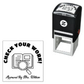 Bewertung des Karos Ihrer Arbeit Zugelassener Lehr Permastempel (Beispiel)