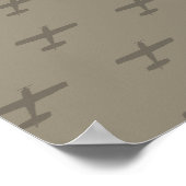 Bewertung des Schiffsflugzeugs Poster (Ecke)