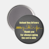 Bewertung des Schulbusfahrers Magnet (Vorderseite/Rückseite)