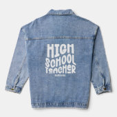 Bewertung des Schullehrers Jeansjacke (Rückseite)