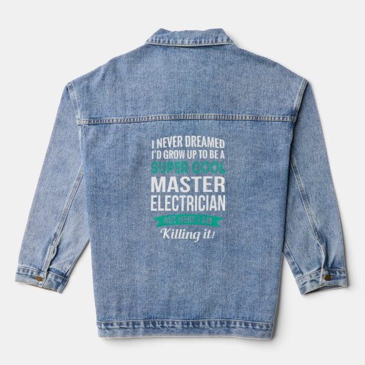 Bewertung durch Master Electrician Jeansjacke (Rückseite)