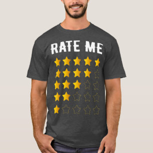 Bewertung Ich Bewertung 1 bis 5 Sterne lustiges Ge T-Shirt