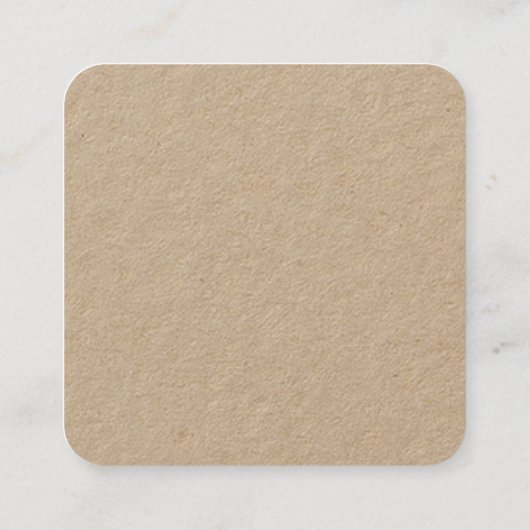 Bewertung Ihrer Bleibe Airbnb Hospitality-Feedback Quadratische Visitenkarte (Rückseite)