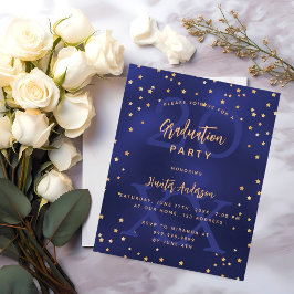 Bewertung Partei Blue-Year Budget Invititation Flyer