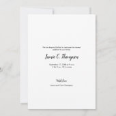 Bewertung unserer Blessings Baby Birth Ankündigung (Rückseite)