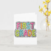 Bewertung von Frauen in farbenfroher Erststufe dur Karte (Gelbe Blume)