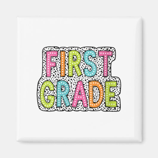 Bewertung von Frauen in farbenfroher Erststufe dur Magnet (Vorne)