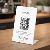 Bewertung von Google-QR-Code Sockelschild