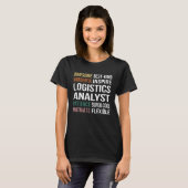 Bewertung von Logistikanalysen T-Shirt (Vorne ganz)