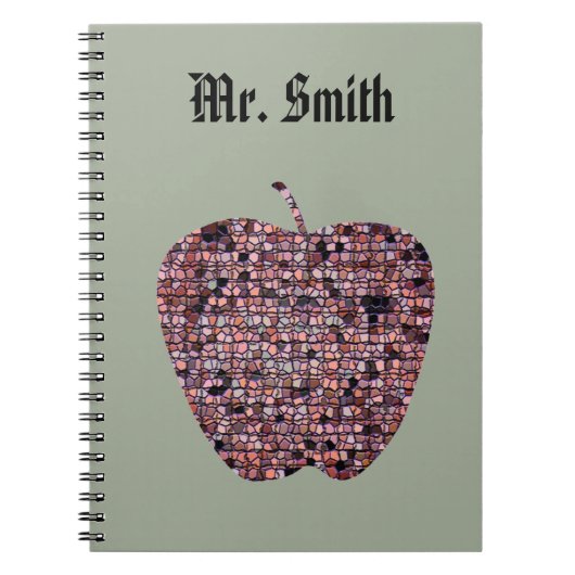 Bewertung von männlichen Lehrern Ende des Jahres V Notizblock (Vorderseite)