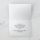 Bewertung von Pastor-Namen dank Sunset Card Dankeskarte (Innenseite)