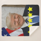 Bewertung von Präsident Donald Trump Sherpadecke (Vorderseite (Horizontal))