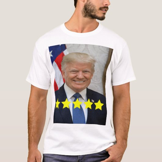 Bewertung von Präsident Donald Trump T-Shirt (Vorderseite)