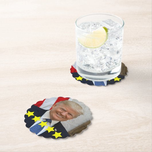 Bewertung von Präsident Donald Trump Untersetzer (Vor Ort)