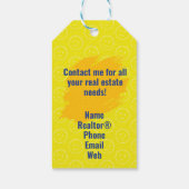 Bewertung von Realtor Pop-by-Sponge-Scrub-Client Geschenkanhänger (Rückseite)