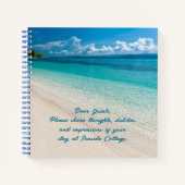 Bewertung von Seaside Vacation Rental Guest Notebo Notizblock (Vorderseite)