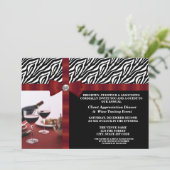 Bewertung von Unternehmensereignissen Einladung (Stehend Vorderseite)