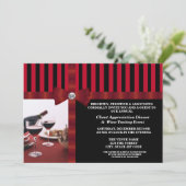 Bewertung von Unternehmensereignissen Einladung (Stehend Vorderseite)