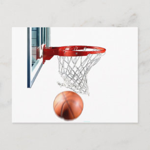 Bewertungsmaschine Basketball Postkarte