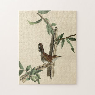 Bewick's Wren von Audubons Vögeln von Amerika Puzzle