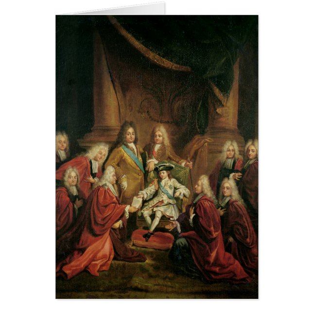 Bewilligenpatente Louis XV des Adels (Vorne)
