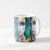 bewirten Sie creepy sonderbares alien des Kaffeetasse (VorderseiteRechts)