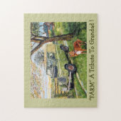 "BEWIRTSCHAFTEN Sie" einen Tribut zum Grandad! Puzzle (Vertikal)