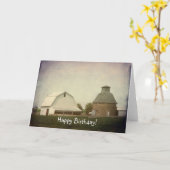 Bewirtschaftendes Iowa, alles Gute zum Geburtstag! Karte (Gelbe Blume)