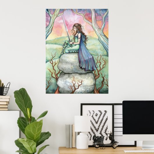 Bewirtung von Guinivere Poster von Molly Harrison (Heimbüro)