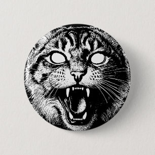 Bewitched Tabby Button
