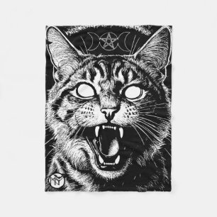 Bewitched Tabby Fleecedecke
