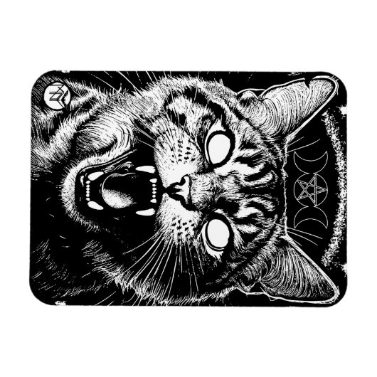 Bewitched Tabby Magnet (Horizontal)