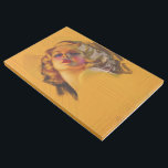 Bewitching Eyes Art Deco Porträt von Zoe Mozert Galerieleinwand<br><div class="desc">Bewitching Eyes Art Deco Portrait von American Painter Zoe Mozert [Alice Adelaide Moser] (1907 - 1993); Portraitist, Pinup Artist und Pun-up Model. Das ist ein verführerisches Deko-Büstenporträt einer wunderschönen Blondine der frühen 1930er Jahre, beleuchtet mit goldenen Farbtönen und schönen roten Farbakzenten von Blau, Violett, Rose und Grünton aus mehreren Lichtquellen,...</div>