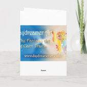 Bewitching Fairy Grußkarte (innen leer) Feiertagskarte (Rückseite)