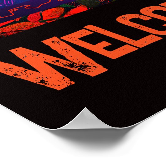 Bewitschern Spooky Halloween-Party Décor Poster (Ecke)