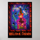 Bewitschern Spooky Halloween-Party Décor Poster (Vorne)