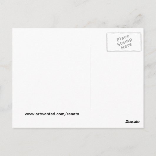 bewittert postkarte (Rückseite)