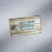 Bewogene Holzzaun mit Nägeln und Knochen Magnetische Visitenkarte (Beispiel)