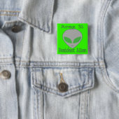 Bewohner-alien des Bereichs-51 Button (Beispiel)