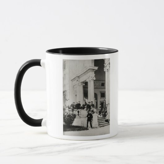 Bewohner des Landhauses Medici in Rom Tasse (Links)