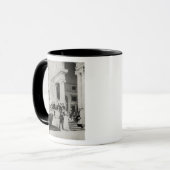 Bewohner des Landhauses Medici in Rom Tasse (Vorderseite Links)